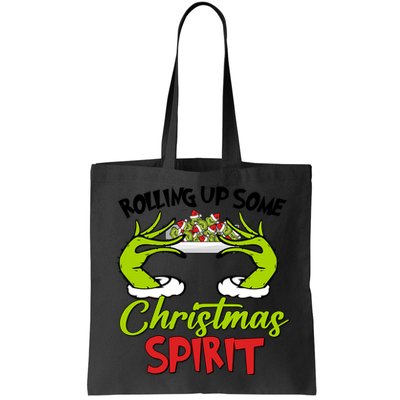 Rollin Up Some Christmas Spirit Merry Grinchmas Bag