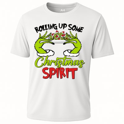 Rollin Up Some Christmas Spirit Merry Grinchmas Performance Shirt