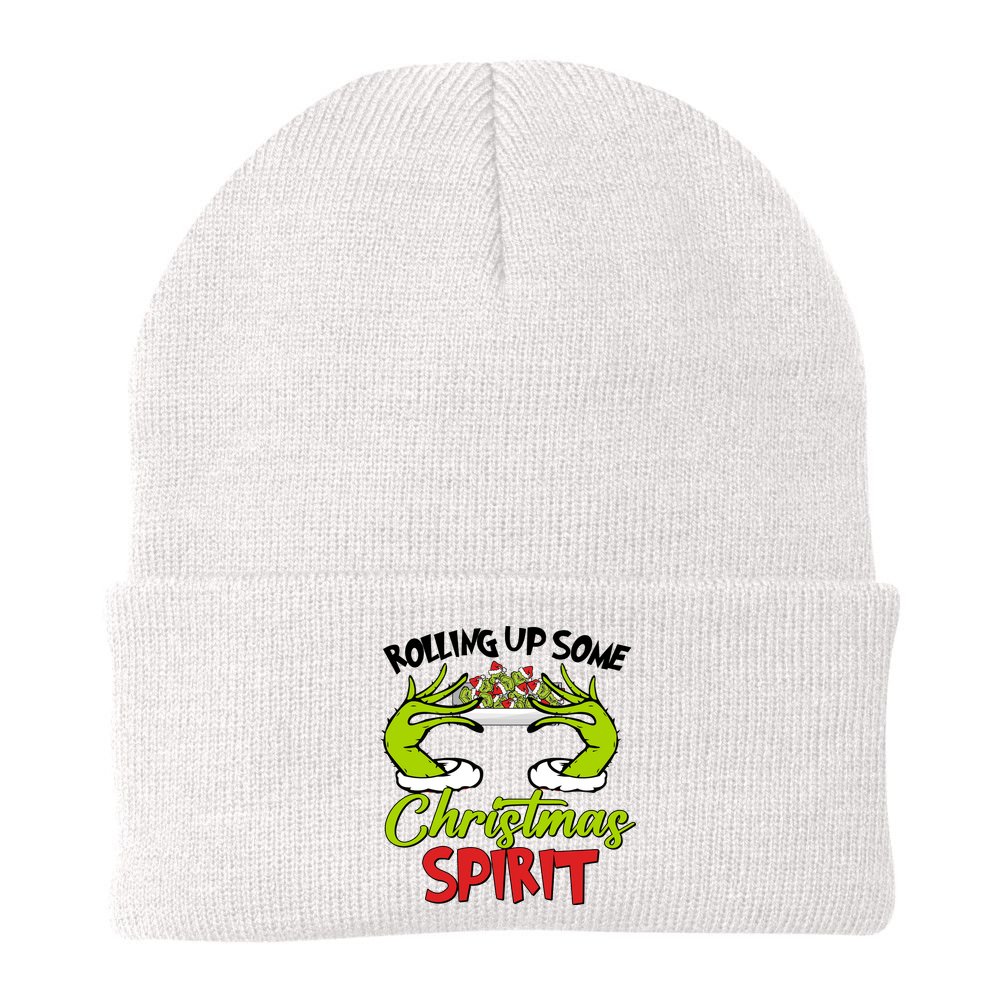 Rollin Up Some Christmas Spirit Merry Grinchmas Beanie