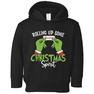 Rolling Up Some Christmas Spirit Christmas Tree Cakes Snack Toddler Hoodie