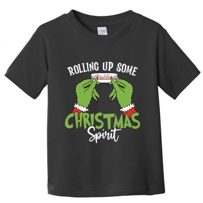 Rolling Up Some Christmas Spirit Christmas Tree Cakes Snack Toddler T-Shirt