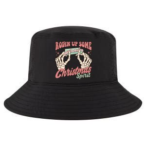 Rollin Up Some Christmas Spirit Funny Marijuana Cool Comfort Performance Bucket Hat