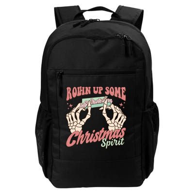 Rollin Up Some Christmas Spirit Funny Marijuana Backpack