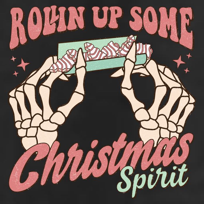 Rollin Up Some Christmas Spirit Funny Marijuana 11oz C Handle Ceramic Mug