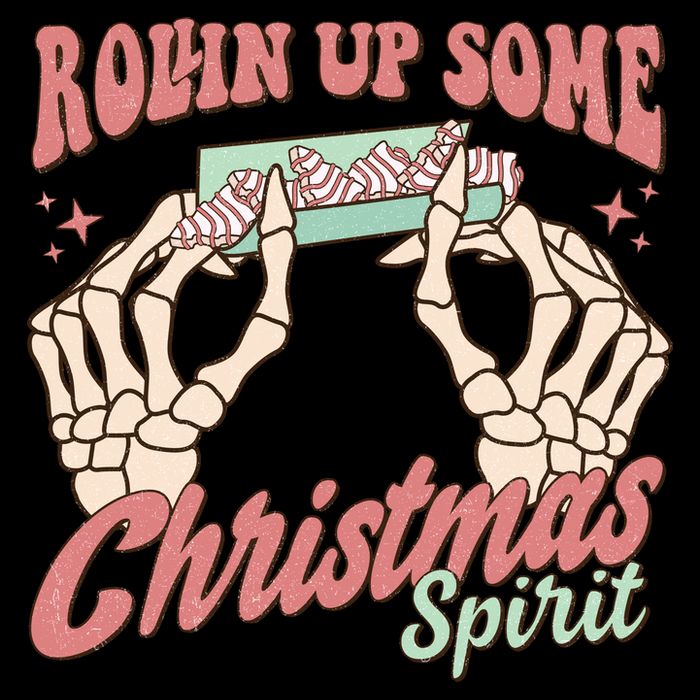 Rollin Up Some Christmas Spirit Funny Marijuana Baby Bodysuit