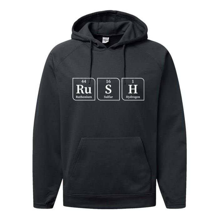 Rush Periodic Table Performance Fleece Hoodie