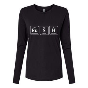 Rush Periodic Table Womens Cotton Relaxed Long Sleeve T-Shirt