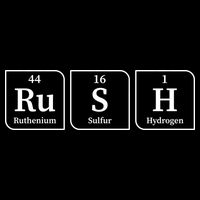 Rush Periodic Table Drawstring Bag