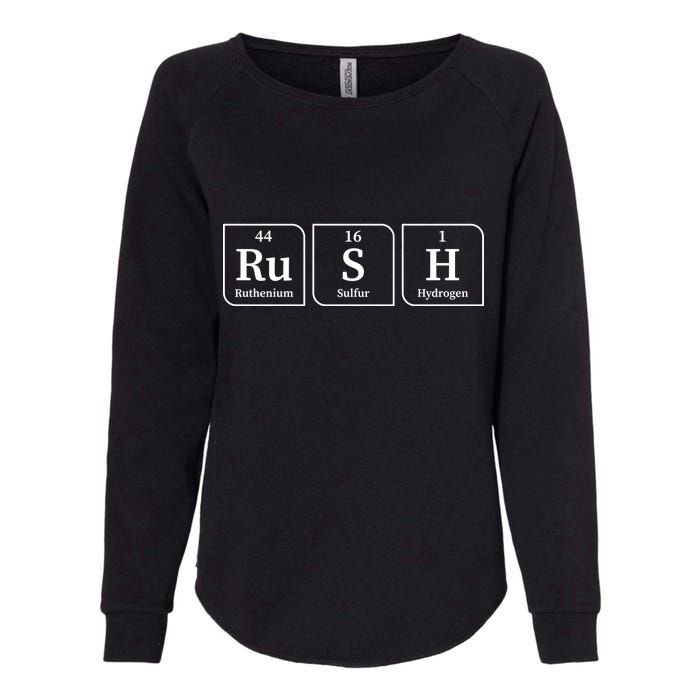 Rush Periodic Table Womens California Wash Sweatshirt