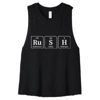 Rush Periodic Table Women's Racerback Cropped Tank