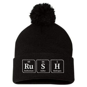 Rush Periodic Table Pom Pom 12in Knit Beanie