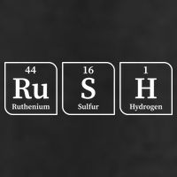 Rush Periodic Table Golf Towel