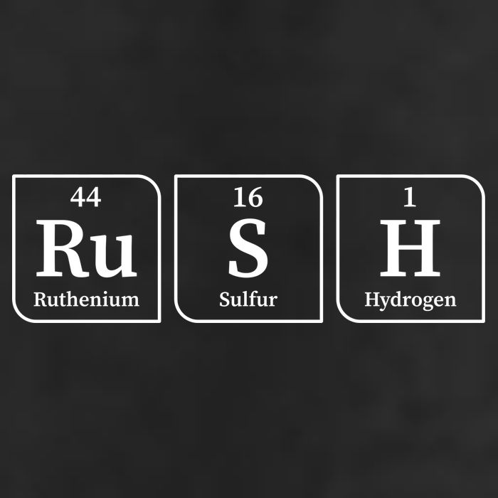 Rush Periodic Table Golf Towel