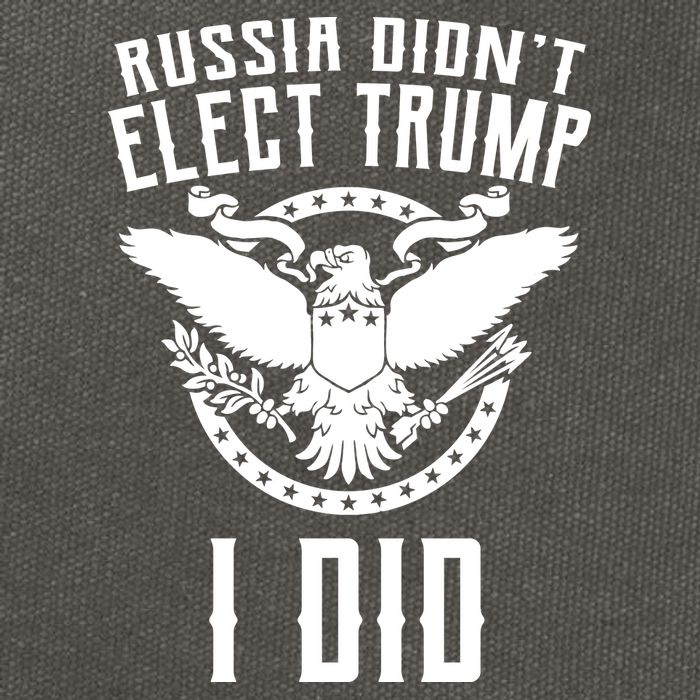 Russia Didn't Elect Trump I Did Cotton Canvas Backpack
