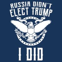 Russia Didn't Elect Trump I Did 7 Panel Mesh Trucker Snapback Hat