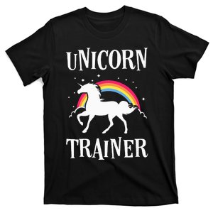 Rainbow Unicorn Trainer Costume Easy & Funny Halloween Outfit T-Shirt