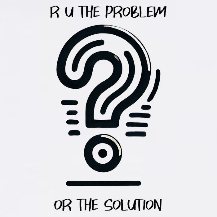 R U The Problem Or The Solution Fix The Problem Sweatshirt