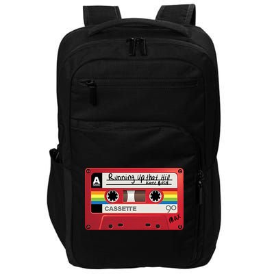 Running Up That Hill Cassette Kate Bush Vintage Retro LGBT Impact Tech Backpack