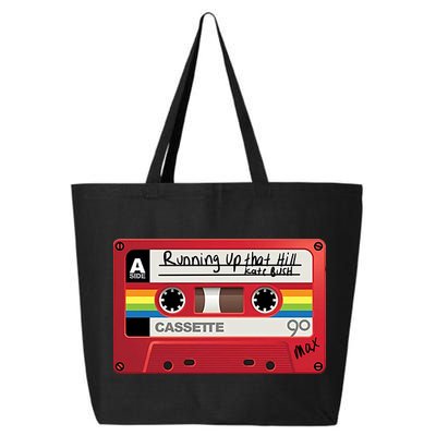 Running Up That Hill Cassette Kate Bush Vintage Retro LGBT 25L Jumbo Tote