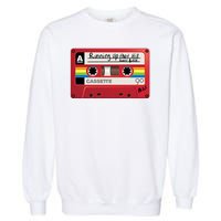 Running Up That Hill Cassette Kate Bush Vintage Retro LGBT Garment-Dyed Sweatshirt