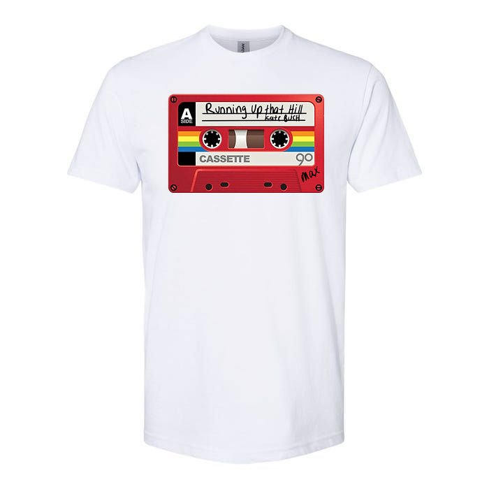 Running Up That Hill Cassette Kate Bush Vintage Retro LGBT Softstyle CVC T-Shirt