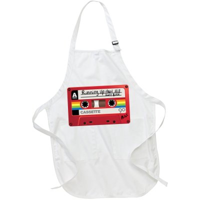 Running Up That Hill Cassette Kate Bush Vintage Retro LGBT Apron