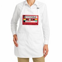 Running Up That Hill Cassette Kate Bush Vintage Retro LGBT Apron