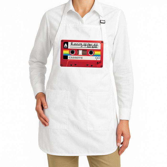 Running Up That Hill Cassette Kate Bush Vintage Retro LGBT Apron
