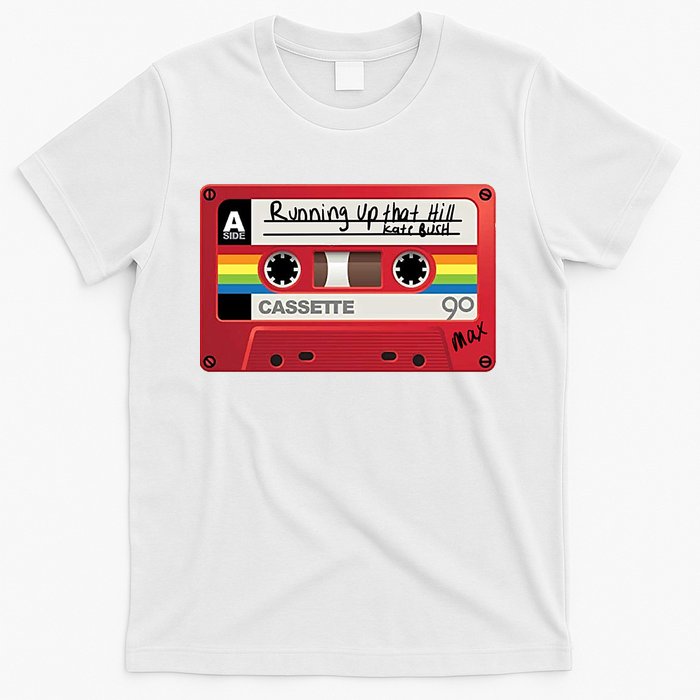 Running Up That Hill Cassette Kate Bush Vintage Retro LGBT T-Shirt