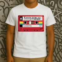 Running Up That Hill Cassette Kate Bush Vintage Retro LGBT T-Shirt