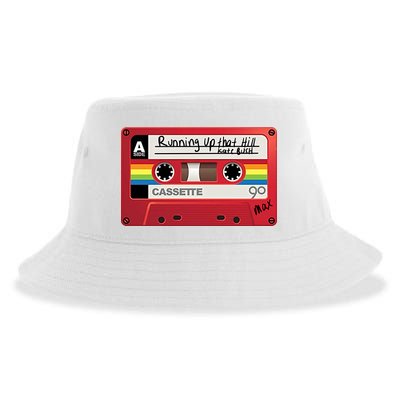 Running Up That Hill Cassette Kate Bush Vintage Retro LGBT Sustainable Bucket Hat