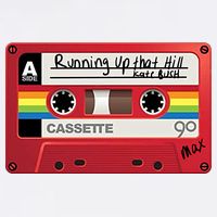 Running Up That Hill Cassette Kate Bush Vintage Retro LGBT Button