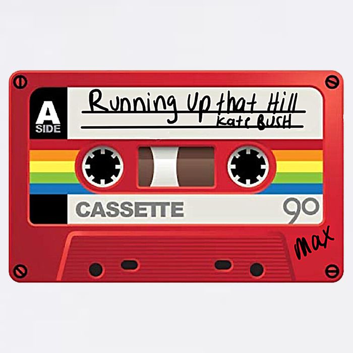 Running Up That Hill Cassette Kate Bush Vintage Retro LGBT Button