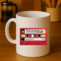 Running Up That Hill Cassette Kate Bush Vintage Retro LGBT Mug