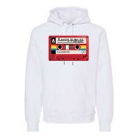 Running Up That Hill Cassette Kate Bush Vintage Retro LGBT Premium Hoodie