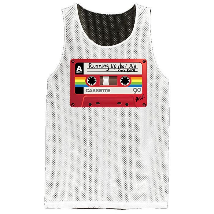 Running Up That Hill Cassette Kate Bush Vintage Retro LGBT Mesh Reversible Basketball Jersey Tank