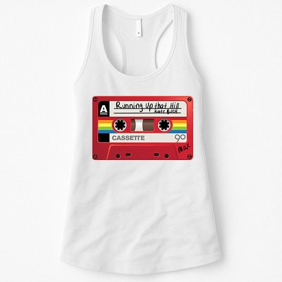 Running Up That Hill Cassette Kate Bush Vintage Retro LGBT Womens Tank Top