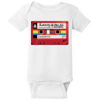Running Up That Hill Cassette Kate Bush Vintage Retro LGBT Baby Bodysuit