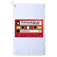 Running Up That Hill Cassette Kate Bush Vintage Retro LGBT Golf Towel