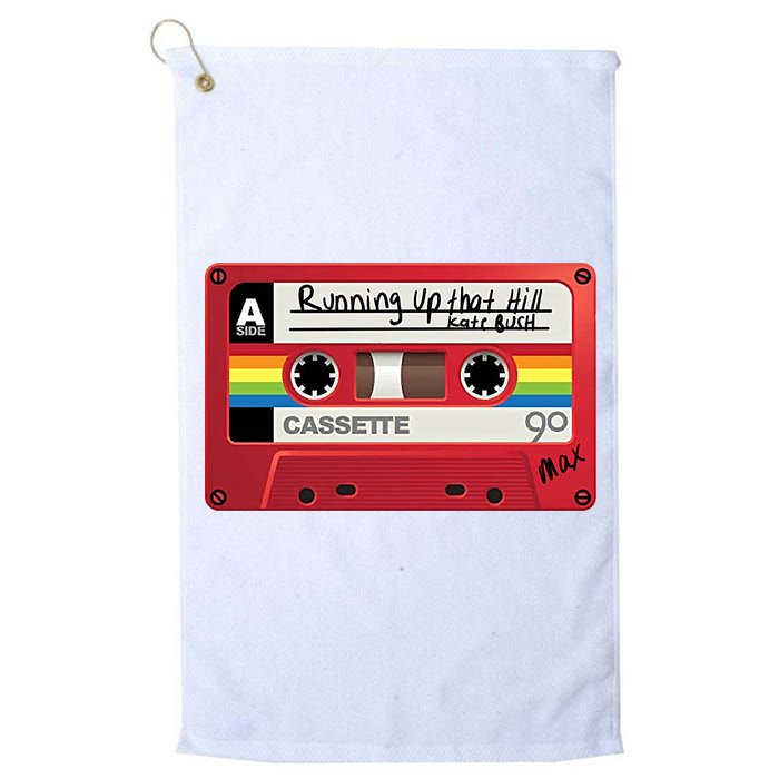 Running Up That Hill Cassette Kate Bush Vintage Retro LGBT Golf Towel