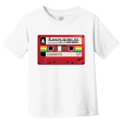 Running Up That Hill Cassette Kate Bush Vintage Retro LGBT Toddler T-Shirt