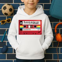 Running Up That Hill Cassette Kate Bush Vintage Retro LGBT Kids Hoodie