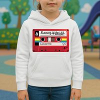Running Up That Hill Cassette Kate Bush Vintage Retro LGBT Kids Hoodie