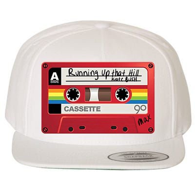 Running Up That Hill Cassette Kate Bush Vintage Retro LGBT Wool Snapback Cap