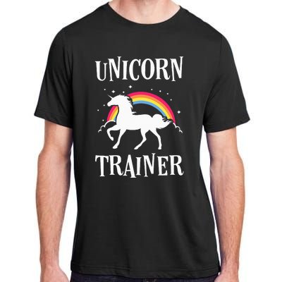 Rainbow Unicorn Trainer Easy Costume Halloween Funny Adult ChromaSoft Performance T-Shirt