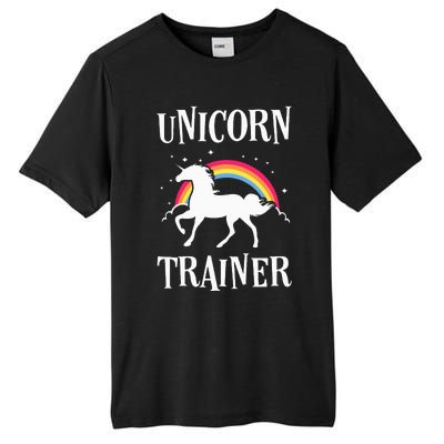 Rainbow Unicorn Trainer Easy Costume Halloween Funny Tall Fusion ChromaSoft Performance T-Shirt