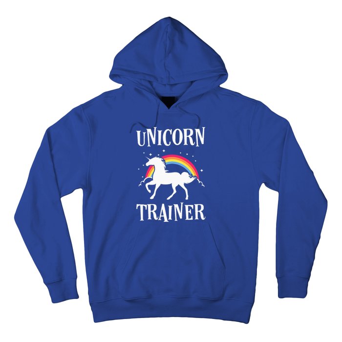 Rainbow Unicorn Trainer Easy Costume Halloween Funny Hoodie