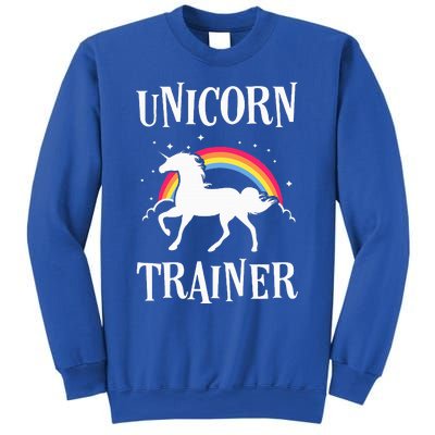 Rainbow Unicorn Trainer Easy Costume Halloween Funny Sweatshirt