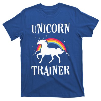 Rainbow Unicorn Trainer Easy Costume Halloween Funny T-Shirt