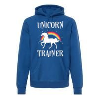 Rainbow Unicorn Trainer Easy Costume Halloween Funny Premium Hoodie